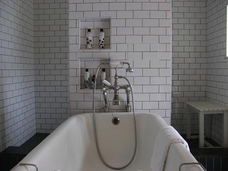 From Remodelista blog, industrial style bathroom