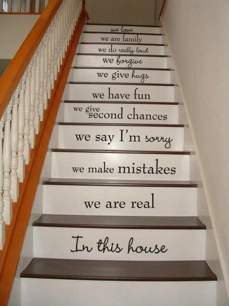 Mission statement/ In This House decal stickers on Etsy